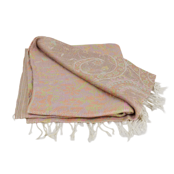 Écharpe Soie Nadenar Tramé Cachemire