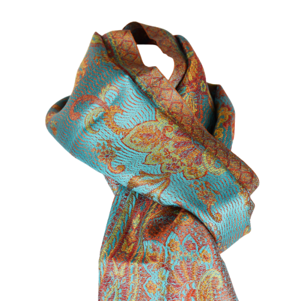 Écharpe en Soie Kalgur