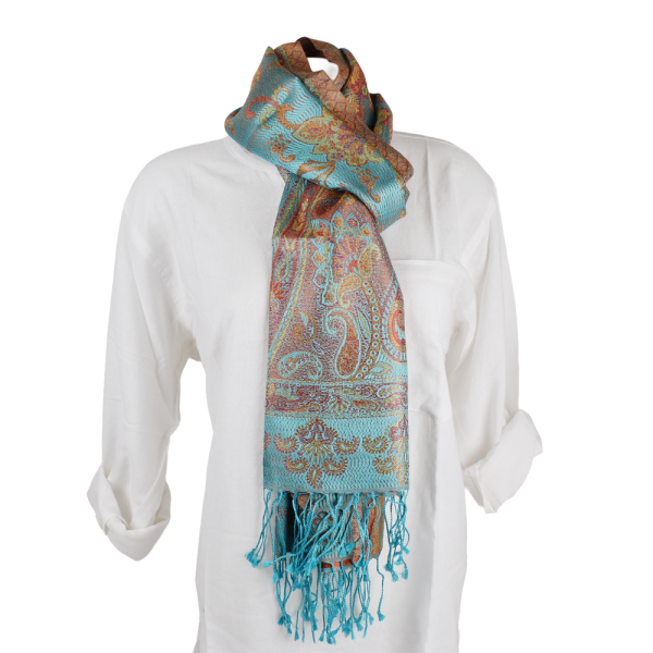 Écharpe en Soie Kalgur