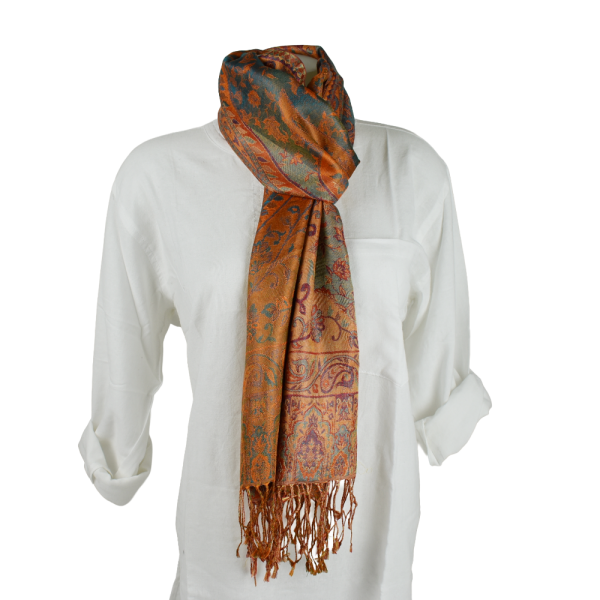 Écharpe en Soie Kalgur