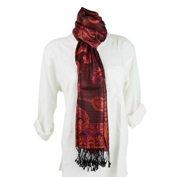 Écharpe en Soie Kalgur