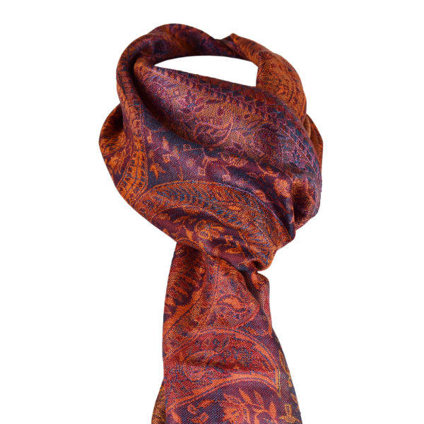 Écharpe Courte Galsar Tramage en Soie