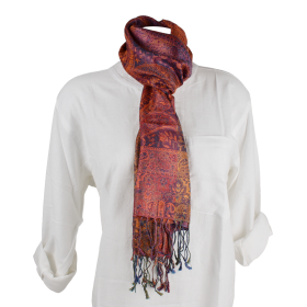 Écharpe Courte Galsar Tramage en Soie