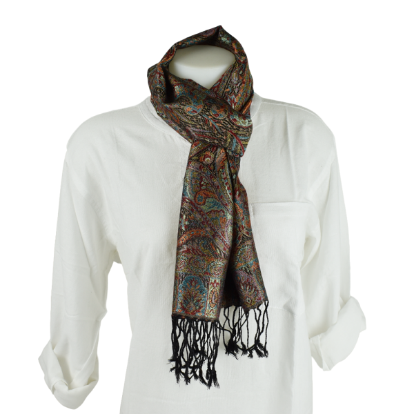 Écharpe Courte Galsar Tramage en Soie