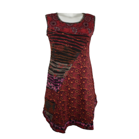 Robe Courte Coupé Cousu Odisha