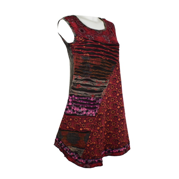 Robe Courte Coupé Cousu Odisha