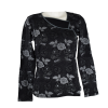 T-Shirt Upla Maille Jersey Noir Floral