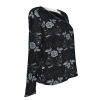 T-Shirt Upla Maille Jersey Noir Floral