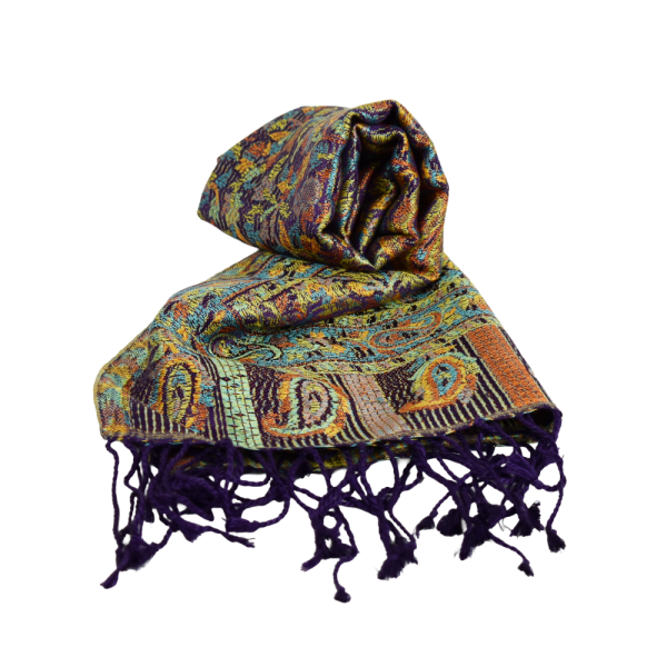 Écharpe Courte Galsar Tramage en Soie