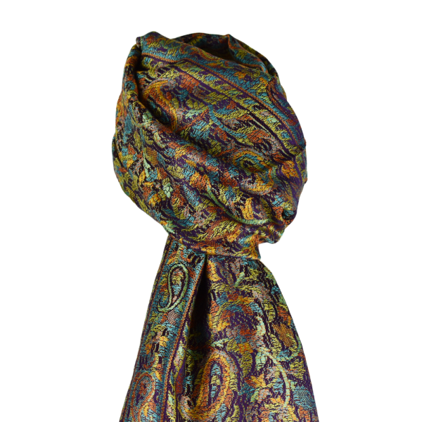 Écharpe Courte Galsar Tramage en Soie