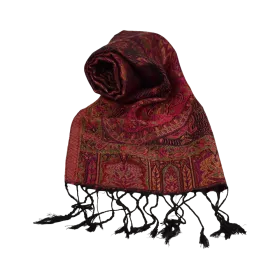 Écharpe Courte Asana Tramage Pure Soie