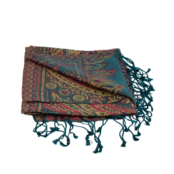 Écharpe Courte Asana Tramage Pure Soie