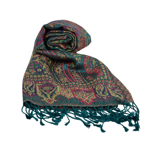 Écharpe Courte Asana Tramage Pure Soie