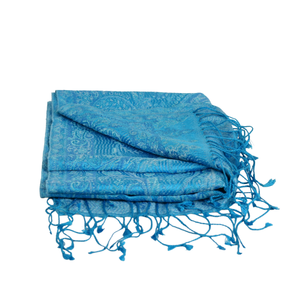 Écharpe Courte Asana Tramage Pure Soie