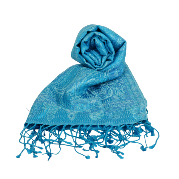 Écharpe Courte Asana Tramage Pure Soie