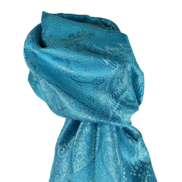 Écharpe Courte Asana Tramage Pure Soie