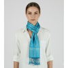 Écharpe Courte Asana Tramage Pure Soie