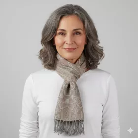 Écharpe Courte Kundura Pure Laine