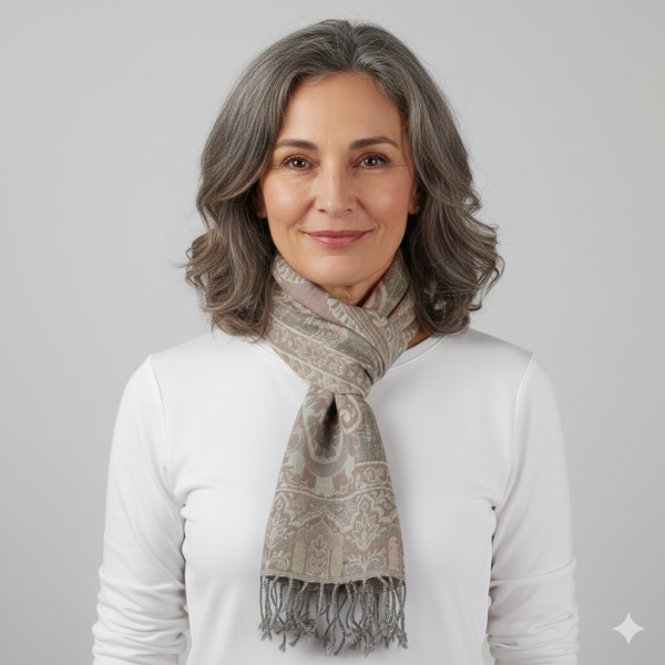 Écharpe Courte Kundura Pure Laine