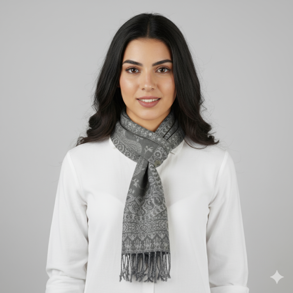 Écharpe Courte Kundura Pure Laine