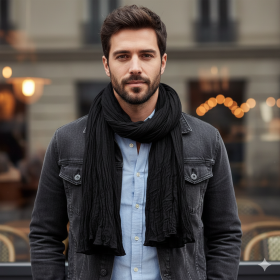 Chèche 100% Coton Uni Unisexe