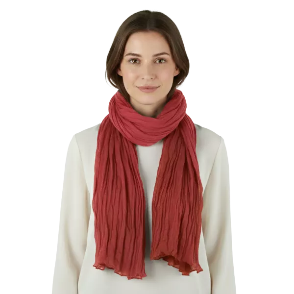 Chèche en Voile de Coton Indien – 25 Coloris – Unisexe