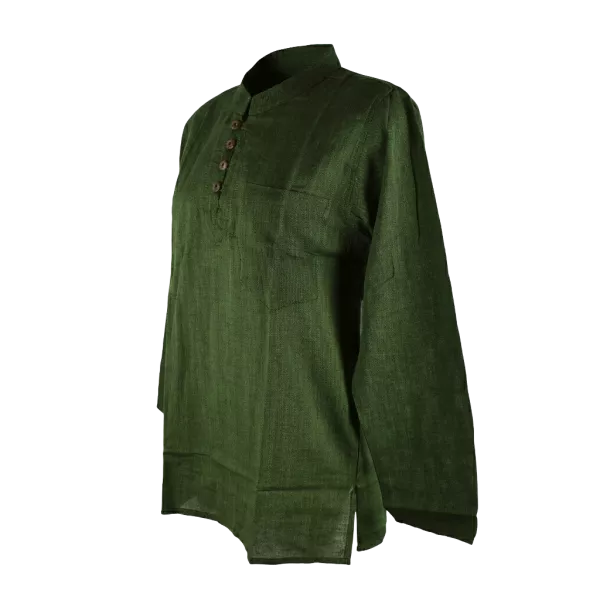 Chemise Homme Coton Khadi Ton Kaki