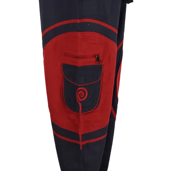 Sarouel Artisanal du Népal – Design "Spirale" & Multi-Poches