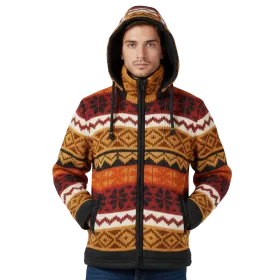 Veste Barud Artisanale - 100% Laine du Népal & Doublée Polaire