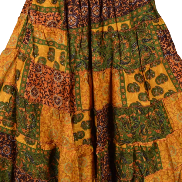 Jupe Longue 2 en 1 Patchwork Hippie