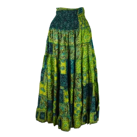 Jupe Longue 2 en 1 Patchwork Hippie