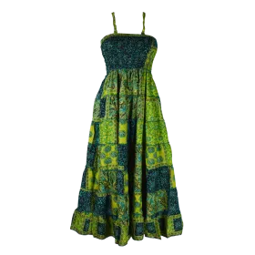 Jupe Longue 2 en 1 Patchwork Hippie
