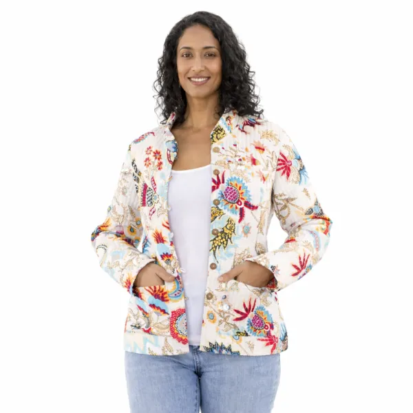 Veste Matelassée Réversible en Coton "Double Face"