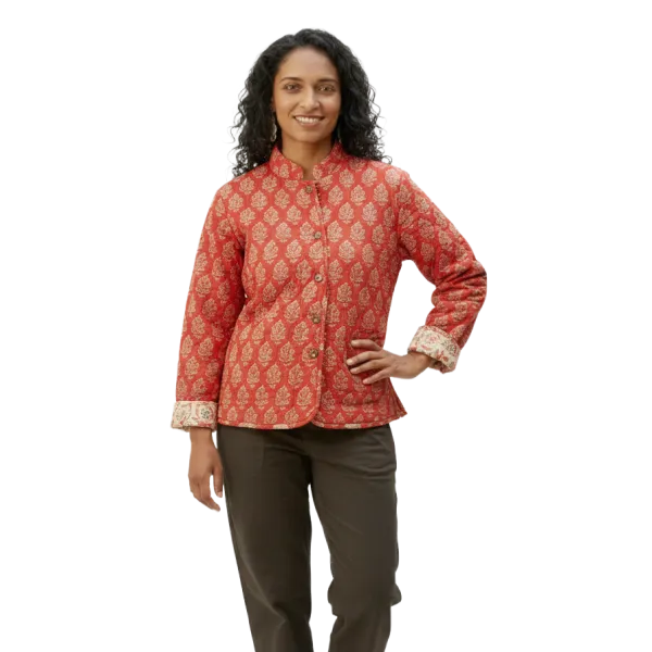 Veste Matelassée Réversible en Coton "Double Face"