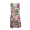 Robe Courte en Viscose "Bouquet de Printemps"
