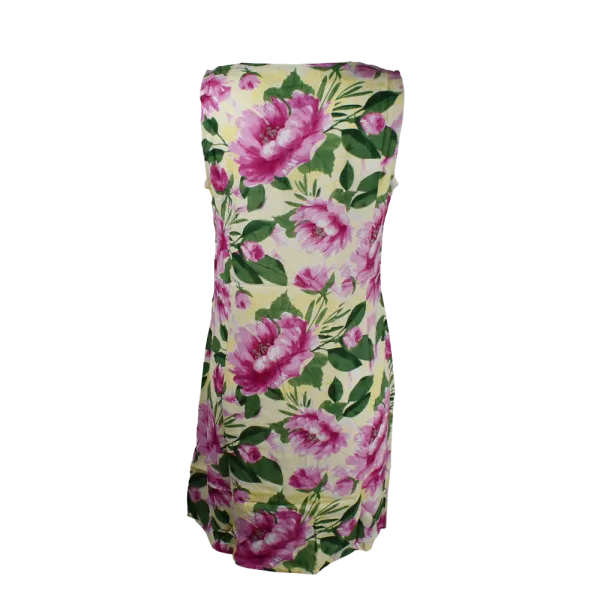 Robe Courte en Viscose "Bouquet de Printemps"