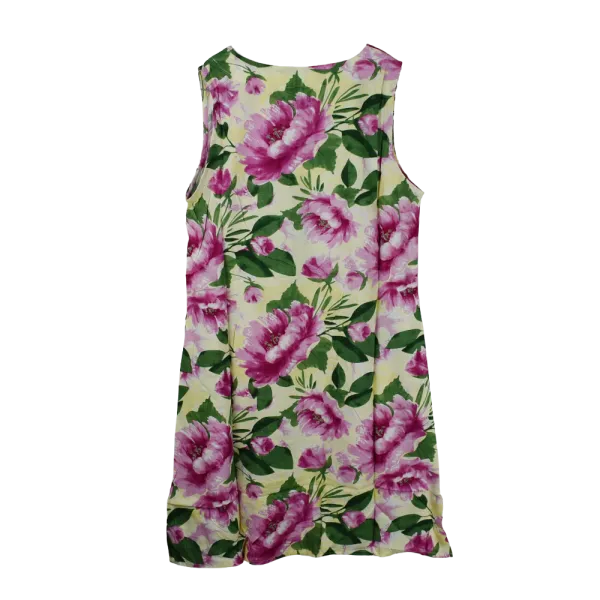 Robe Courte en Viscose "Bouquet de Printemps"