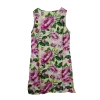 Robe Courte en Viscose "Bouquet de Printemps"