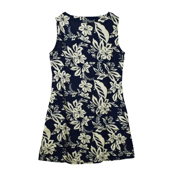 Robe Courte en Viscose "Nuit de Jasmin"