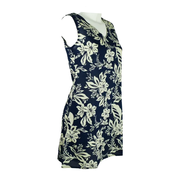 Robe Courte en Viscose "Nuit de Jasmin"