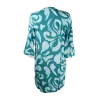 Robe Courte / Tunique en Viscose "Jardin Graphique"
