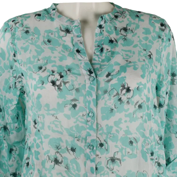 Robe-Tunique en Coton "Jardin de Turquoise"