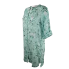 Robe-Tunique en Coton "Jardin de Turquoise"
