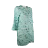 Robe-Tunique en Coton "Jardin de Turquoise"