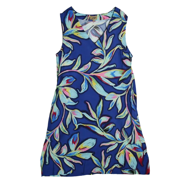 Robe Courte en Viscose "Jardin d'Été"