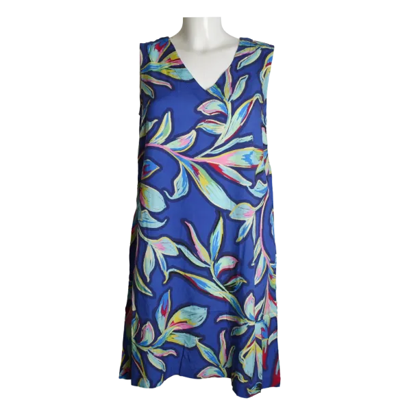 Robe Courte en Viscose "Jardin d'Été"