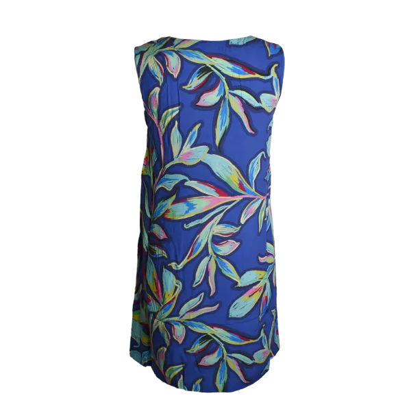 Robe Courte en Viscose "Jardin d'Été"