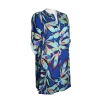Robe Fluide en Viscose Fleurie "Jardin Indigo"