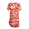 Robe-Tunique Asymétrique Graphique "Labyrinthe Botanique"