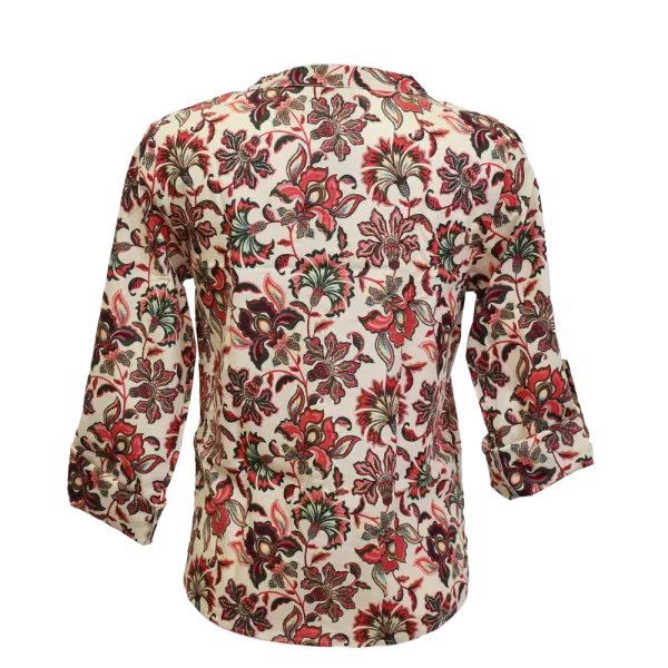 Chemisier Artisanal en Coton Indien "Jardin des Merveilles" - Bloc Imprimé